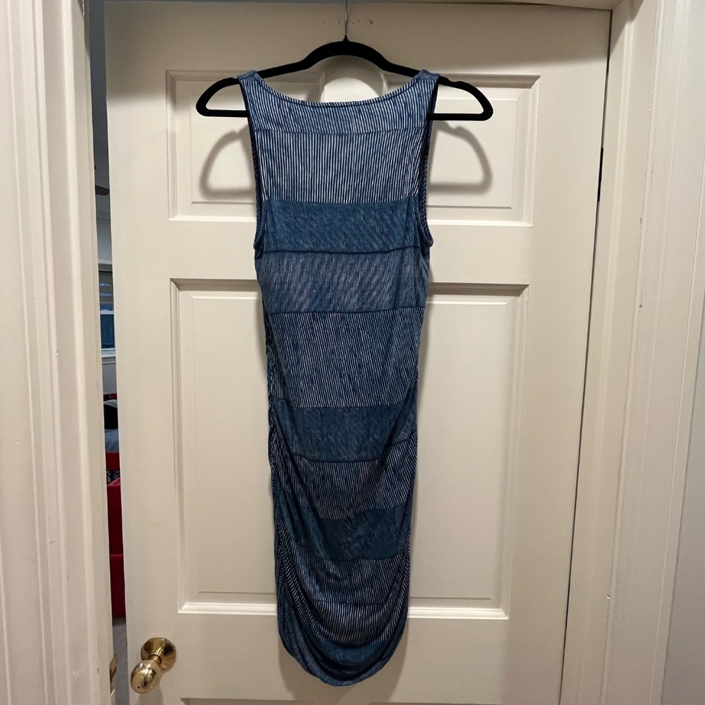 Blue Knee-Length Tank Top Dress by Splendid.  Size M. - Picture 4 of 4